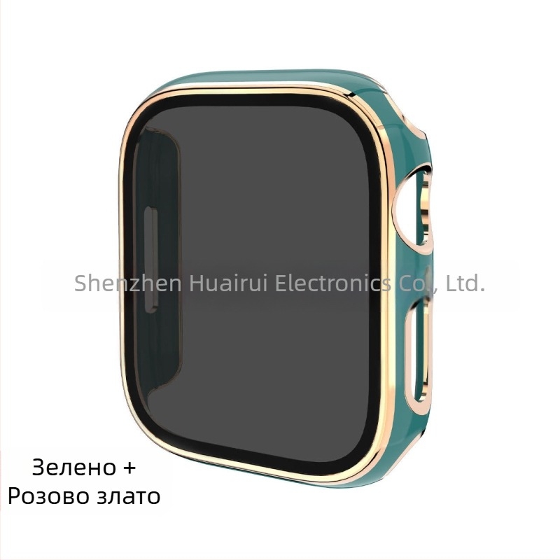 Apple Watch защитен калъф с анти-поглед защита и електроплакиран PC корпус