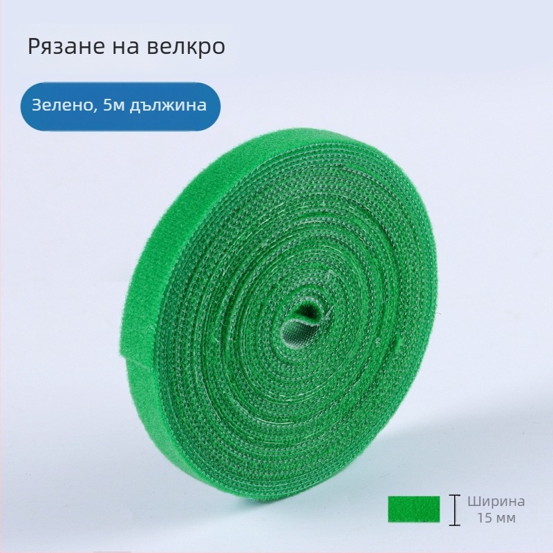 Velcro кабелен стегач, найлон, за компютърни кабели и домашно ползване, марка LTS