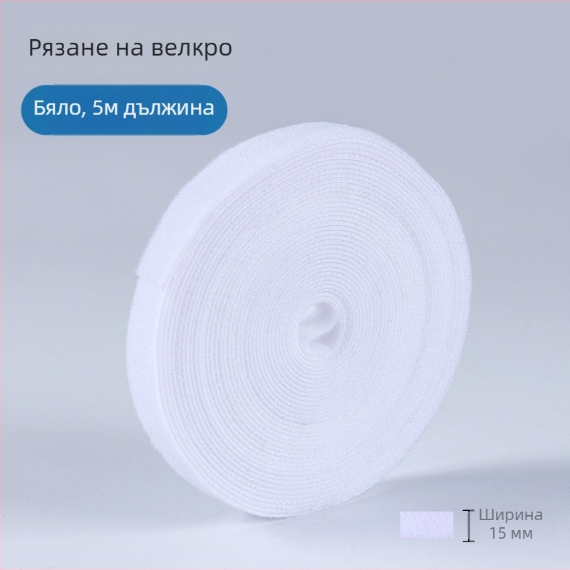Velcro кабелен стегач, найлон, за компютърни кабели и домашно ползване, марка LTS