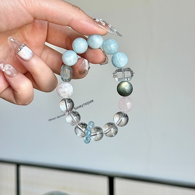 Браслет с оригинален дизайн, кристал, без вторични камъни, 2025 лято, стил: моден OL