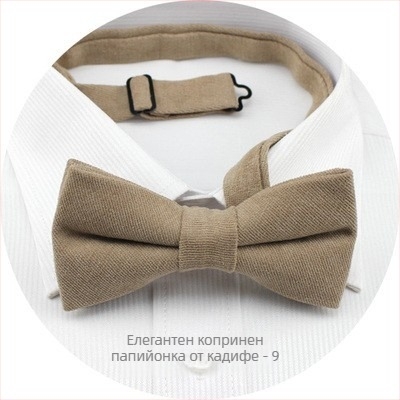 Corduroy бант за яка, унисекс, плосък връх, корейски стил, сатенено покритие, подплата от corduroy