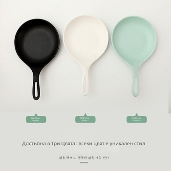 Ръчна меламинова чиния, nordic стил, прост дизайн, за възрастни, неподходяща за микровълнова