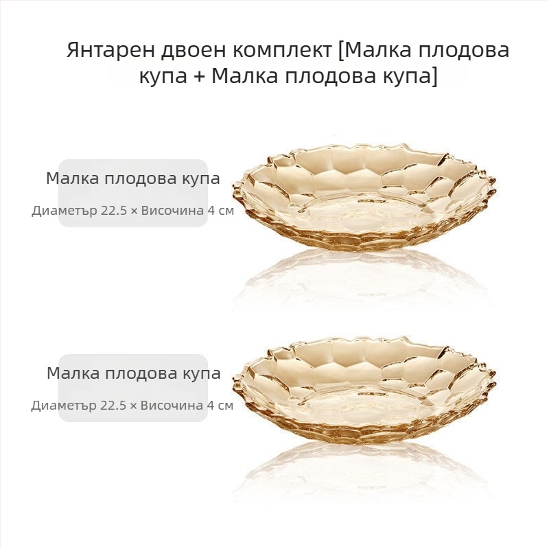 Глинена плодова чиния, стил за открито, първокласно качество