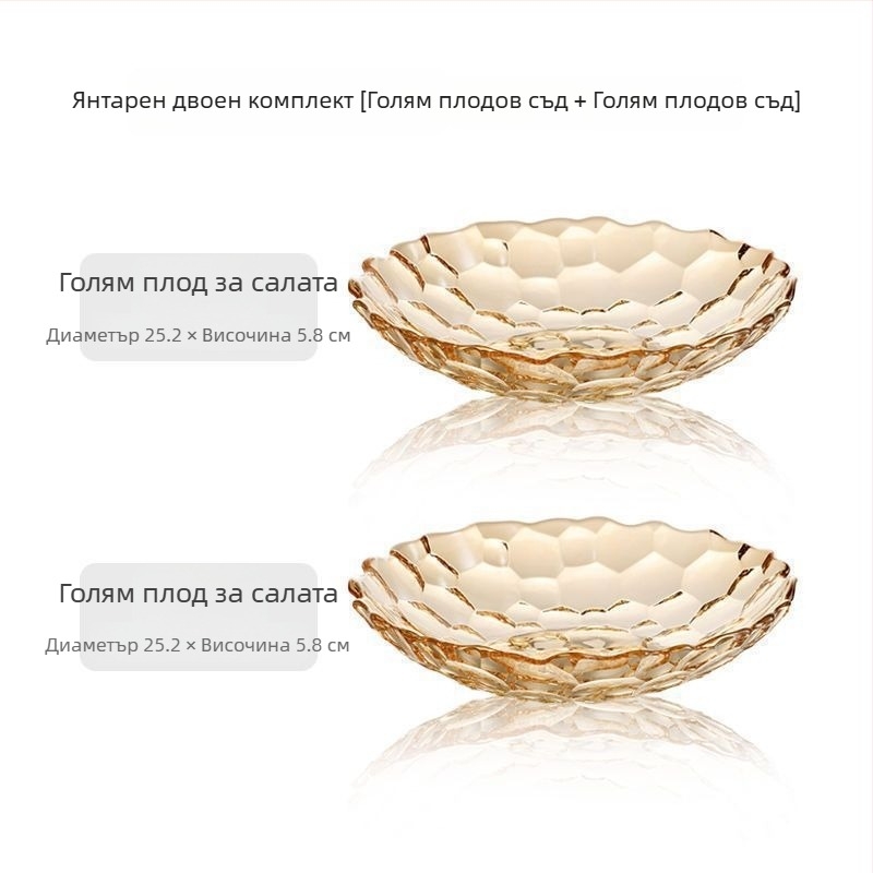 Глинена плодова чиния, стил за открито, първокласно качество