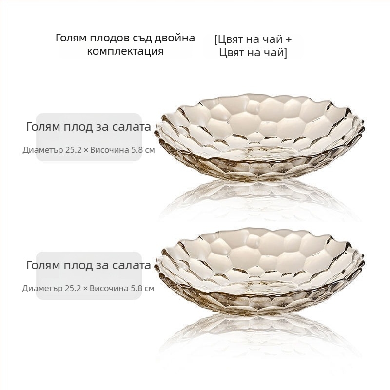 Глинена плодова чиния, стил за открито, първокласно качество