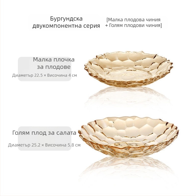 Глинена плодова чиния, стил за открито, първокласно качество