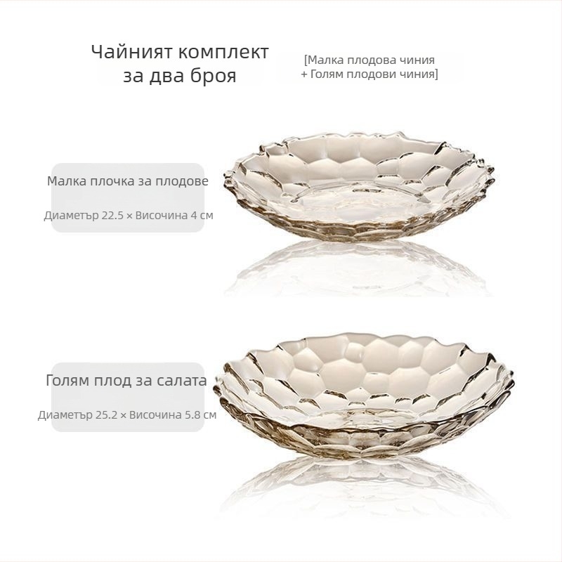 Глинена плодова чиния, стил за открито, първокласно качество