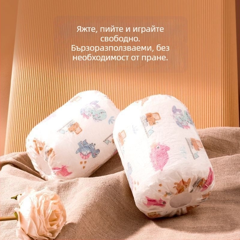 Еднократни ръкави за деца — антихлъзгащи, случаен модел