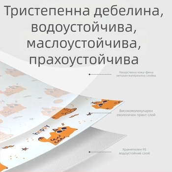 Детски еднократни маншети за ръце, прахозащитни, плат, универсална кройка, едноцветни