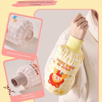 Ръкави за защита с карикатурен принт, водоустойчив Oxford плат, модерен минималистичен стил