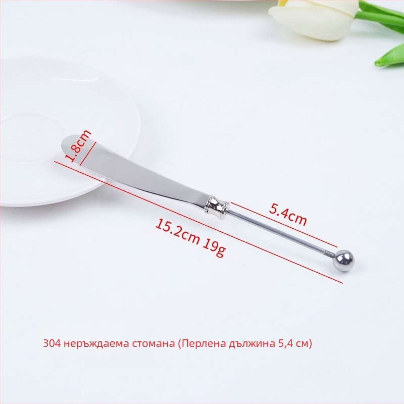 Комплект прибори от неръждаема стомана 304 — лъжица, десертна лъжица и вилица, ръчна изработка, огледално полиране