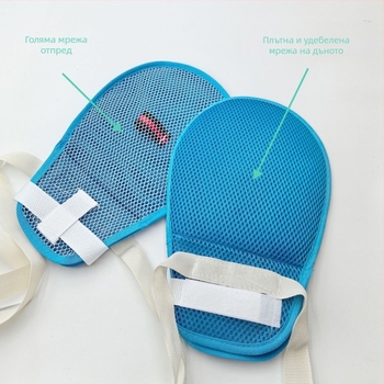 Ръкавици с двустранна мрежеста подплата, полиестерно влакно, противодраскващи и против дърпане, за ръце