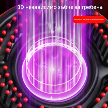 Електрическа масажна гребенка за домашна употреба – грижа за скалпа, против косопад, многофункционална, ABS материал