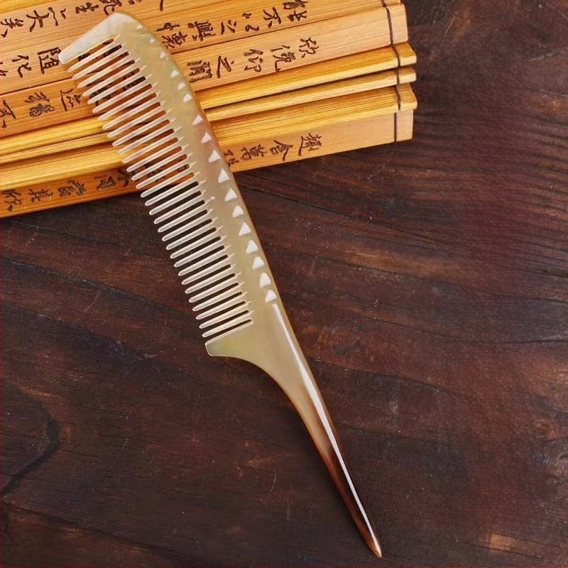 Jade Soldier Crafts Висококачествен гребен от рог за деца – опашен гребен за стилизиране