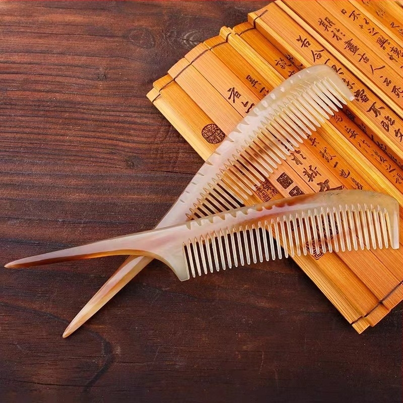 Jade Soldier Crafts Висококачествен гребен от рог за деца – опашен гребен за стилизиране