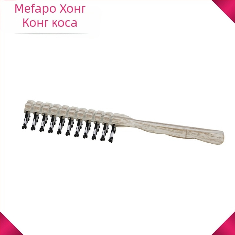 Гребен за коса с масажни топчета и вентилиран дизайн (Марка: Mefapo; Материал: Пластмаса; Категория: Гребен за коса)