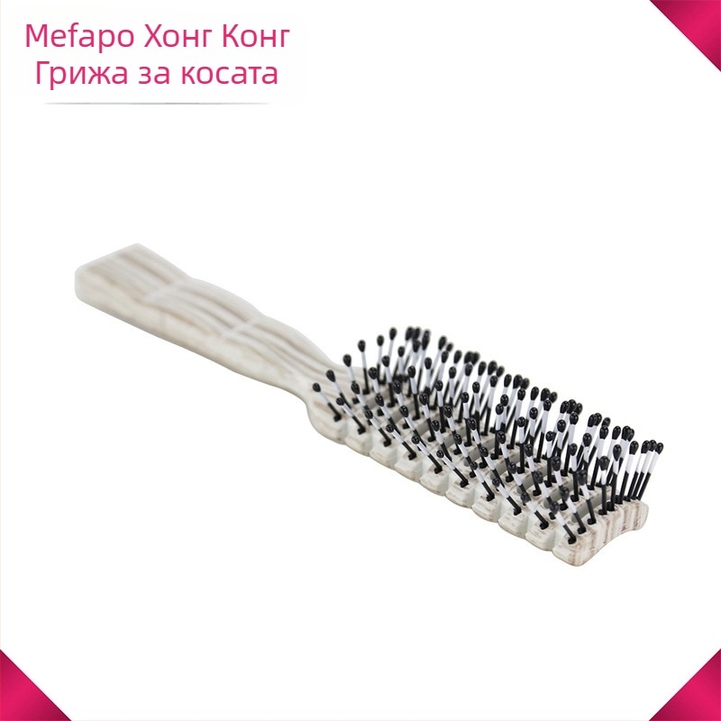 Гребен за коса с масажни топчета и вентилиран дизайн (Марка: Mefapo; Материал: Пластмаса; Категория: Гребен за коса)