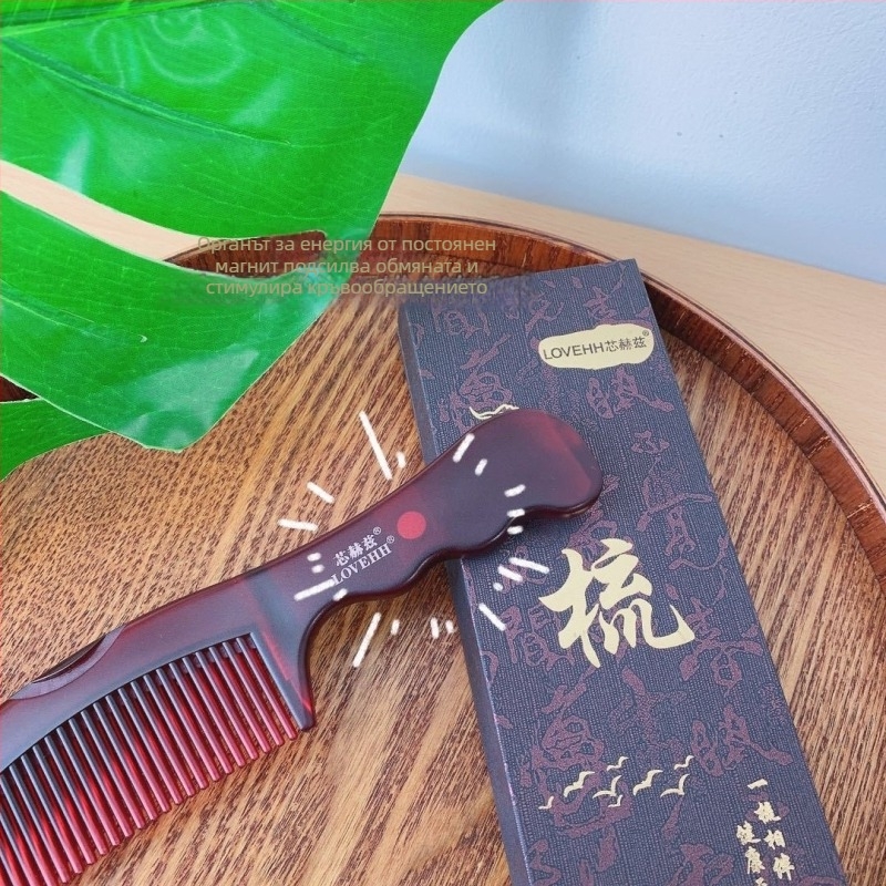 Пластмасов масажен гребен за коса, марка Other