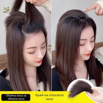 Пад за коса за обем на върха на главата, аксесоар за коса; Материал: Друг; Обработка: Друг; Произход: Друг