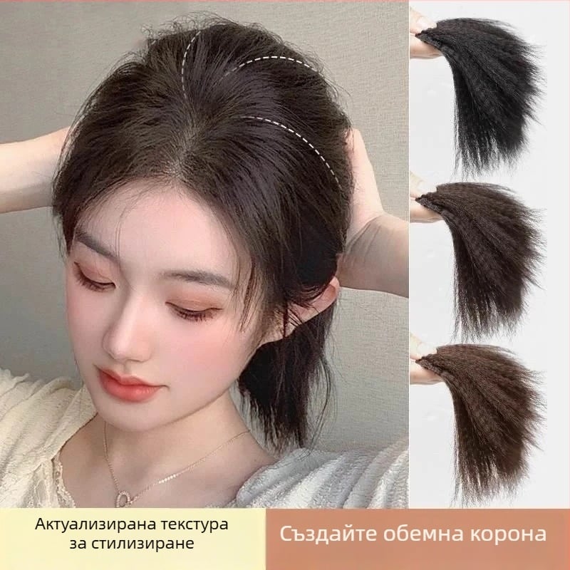 Пад за коса за обем на върха на главата, аксесоар за коса; Материал: Друг; Обработка: Друг; Произход: Друг