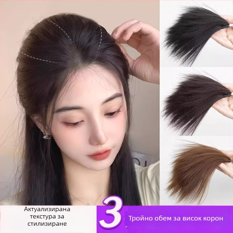 Пад за коса за обем на върха на главата, аксесоар за коса; Материал: Друг; Обработка: Друг; Произход: Друг