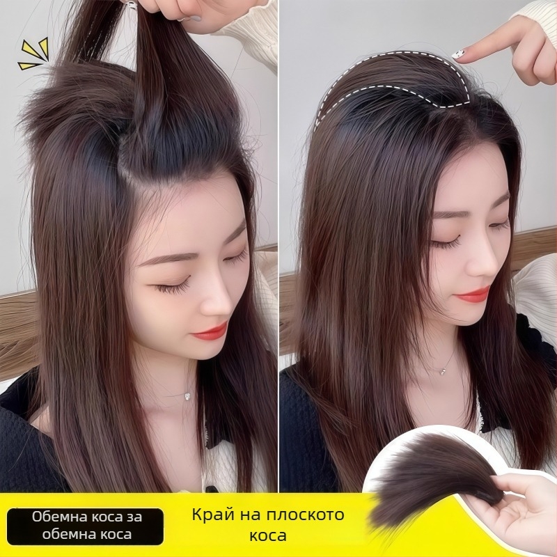 Пад за коса за обем на върха на главата, аксесоар за коса; Материал: Друг; Обработка: Друг; Произход: Друг