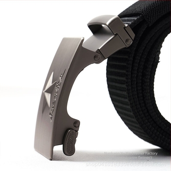 Автоматична закопчалка за колан от сплав, правоъгълна форма, петокрачна звезда, унисекс, бизнес стил