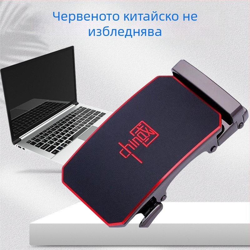 Мъжка автоматична катарама за колан – правоъгълна сплавна конструкция, бизнес стил, принтиран узор