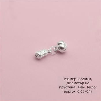 Huairen висулка и DIY гривна от чисто сребро 999, Seiko майсторство, 3D сребърна бижутерия