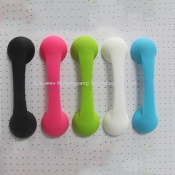 XHY-03 силиконов настолен държач с двойни вакуумни чаши, против подхлъзване, универсален за мобилен телефон и iPad