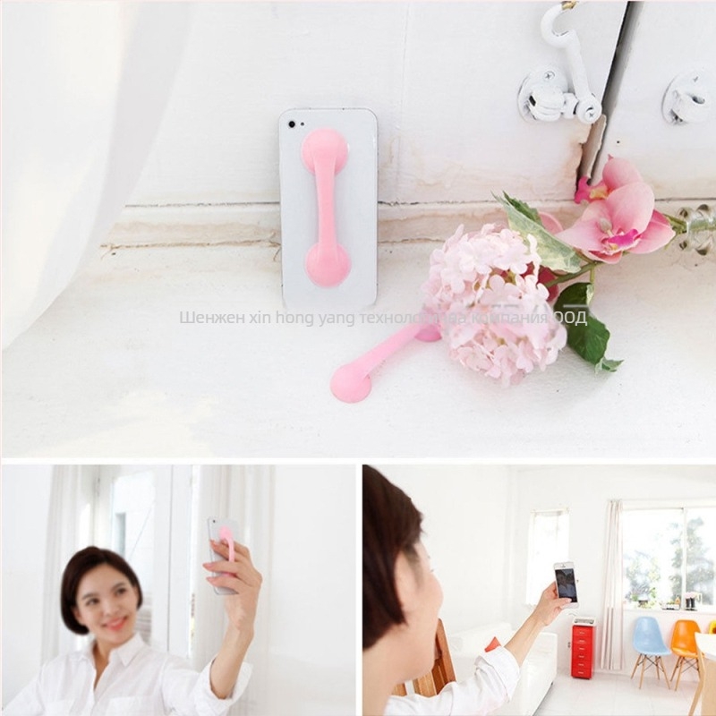 XHY-03 силиконов настолен държач с двойни вакуумни чаши, против подхлъзване, универсален за мобилен телефон и iPad