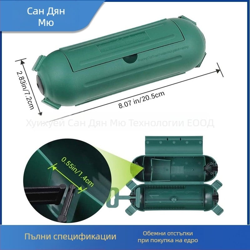 Кутия за кабелен разклонител с защитен капак в стил щипков дизайн за външно кабелно окабеляване (Бранд: Three Point Wood; Приложение: външно кабелно окабеляване; Без лицензионни частни марки)