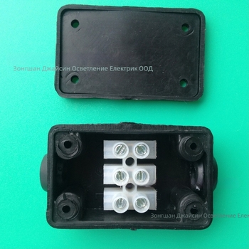 IP54 водоустойчива пластмасова кутия за свързване с 3‑позиционен терминал за окабеляване (YIXING)