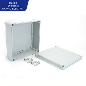 WG тип ABS водоустойчива кутия за свързване, пластмасова, винтово уплътваща, прахоустойчива, за вътрешни и външни електрически инсталации