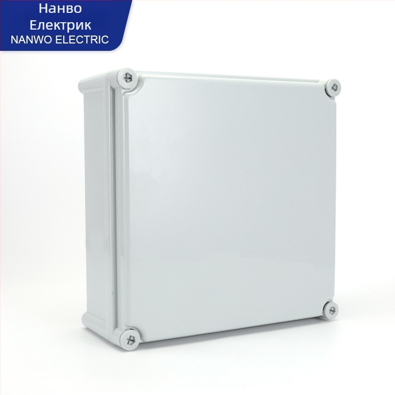 WG тип ABS водоустойчива кутия за свързване, пластмасова, винтово уплътваща, прахоустойчива, за вътрешни и външни електрически инсталации