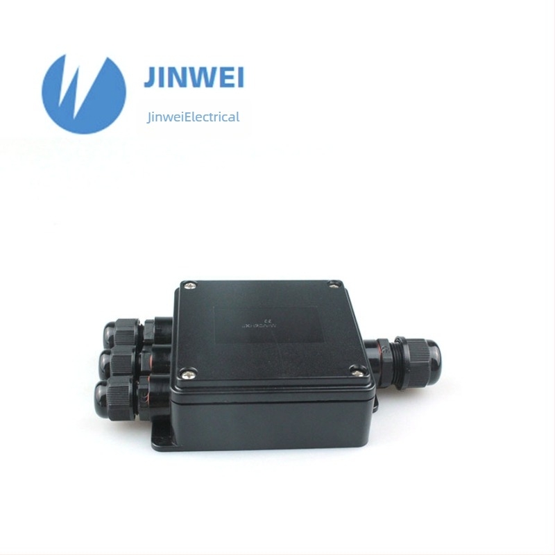 Jinwei JXH20A-W3 Външна LED водоустойчива кутия за разпределение IP68 PA66 PG9/PG13.5 1 вход - 3 изхода