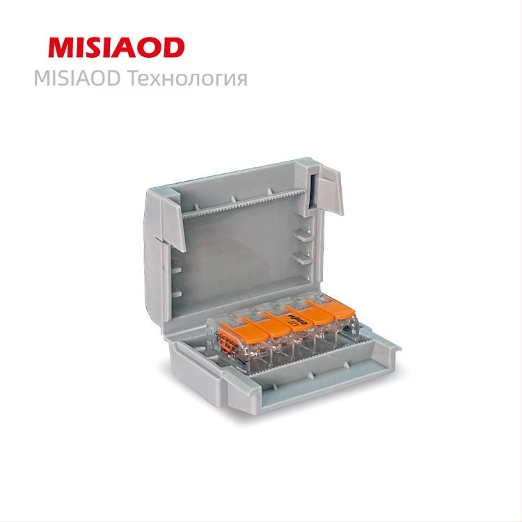 Mishaw MW4032 Гелова водоустойчива кутия за клемен блок IPX8, подходяща за проводници 0.25-4mm2