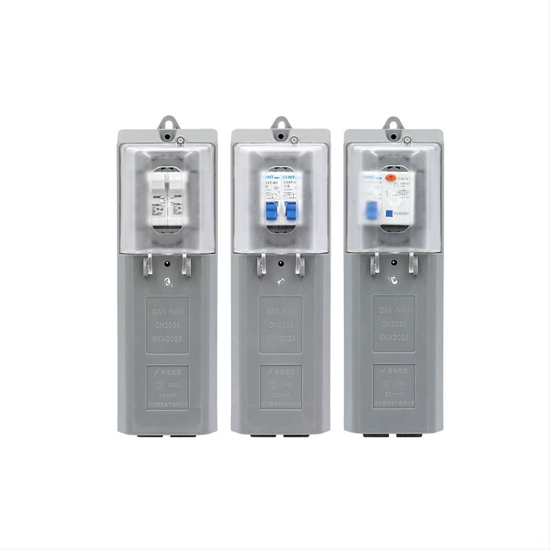 Кутия за защита на свързването за разпределение на улично осветление, водоустойчива, модели EKM2035/EKM2070, марка Gannan Electric, за главна линия 4X1.5-50.