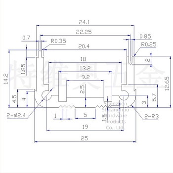 Tevio алуминиев профилен корпус за клемни блокове и шаси – охладителен алуминиев корпус за кутия, код на изделие Wh