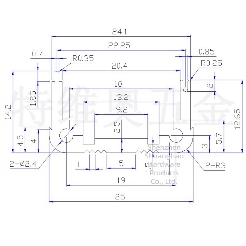 Tevio алуминиев профилен корпус за клемни блокове и шаси – охладителен алуминиев корпус за кутия, код на изделие Wh