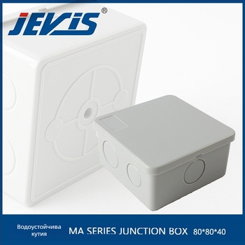 Водоустойчива разпределителна кутия, серия GWS, IP44/IP65, монтаж с открит горен край, ABS капак