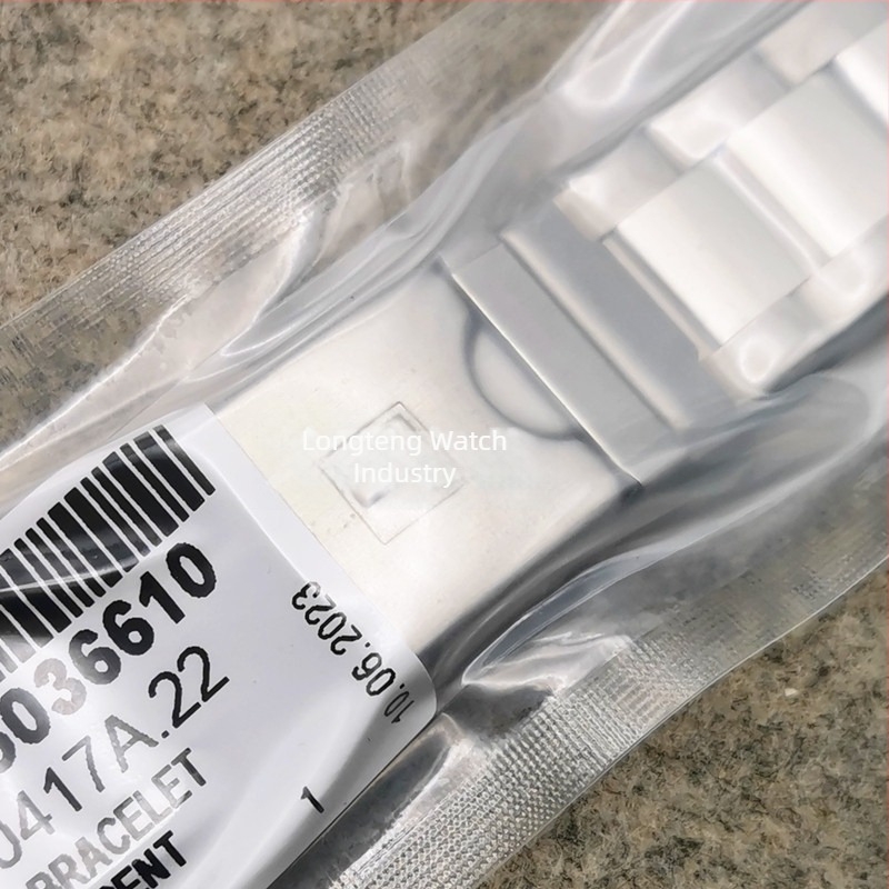 Каишка за часовник от неръждаема стомана, серия Starfish, модел T120417A, двойна предпазна катарама