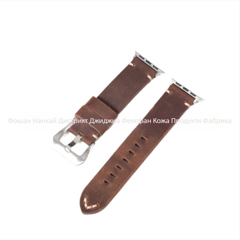 Ремък за смарт часовник от естествена кожа, винтидж Crazy Horse, стил Хепбърн, литературно ретро дизайн