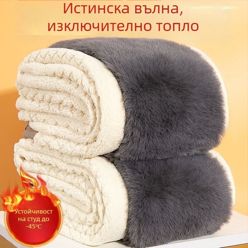 Мъжки зимни термопанталони с флисово подплътяване и памучен пълнеж, прав кройка, защита на коленете и талията