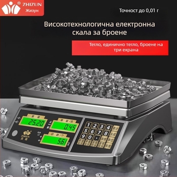 Индустриална броячна везна, модел по подразбиране, марка Други, без обработка и персонализация, внос: Не
