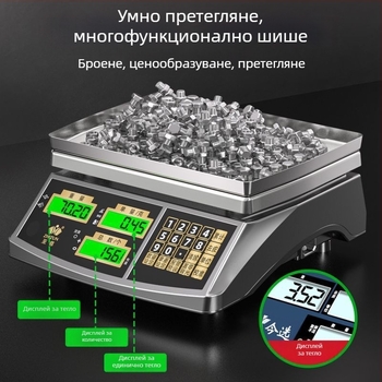 Индустриална броячна везна, модел по подразбиране, марка Други, без обработка и персонализация, внос: Не