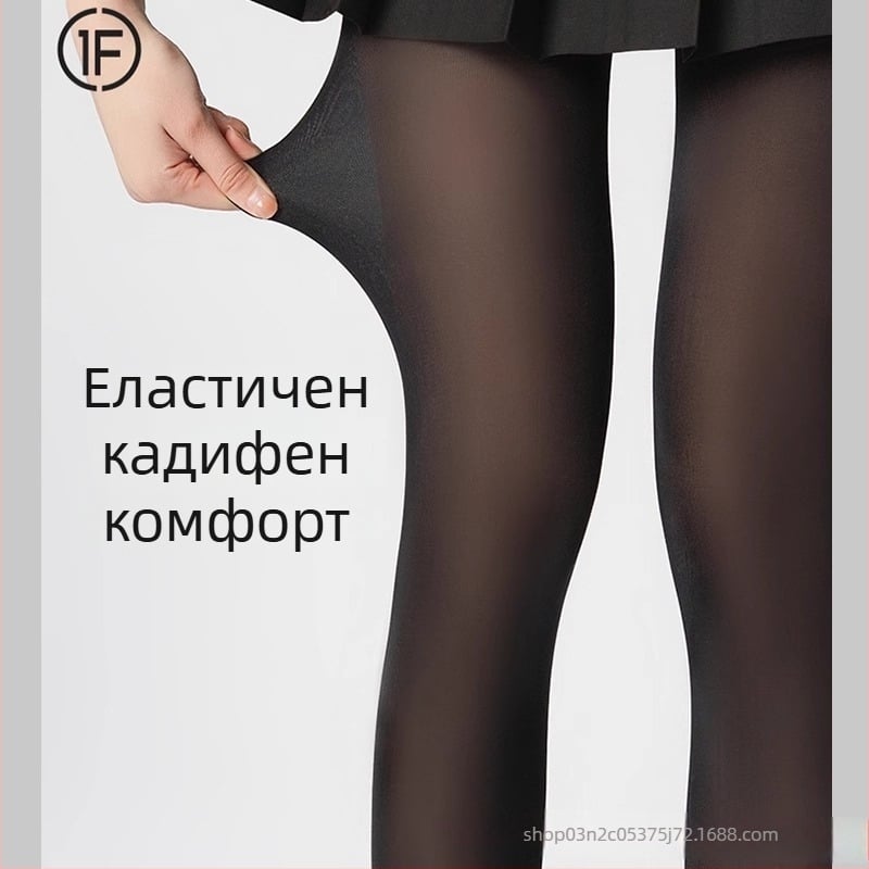 Кадифени колготки от нейлон, 70–80% нейлон, тънки, повдигане на седалището и оформяне на силуета