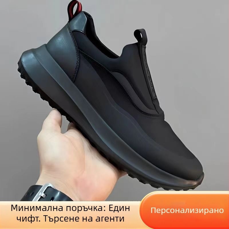 Слип-он платнени кецове, дишащи, нисък връх, унисекс, подметка от инжекционно формована пластмаса