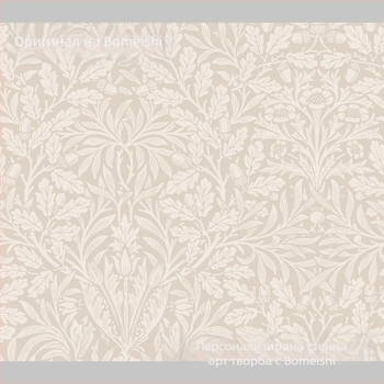 Тапет за стена – 3D неокласически копринен узор, против плесен, премиум Brahma murals