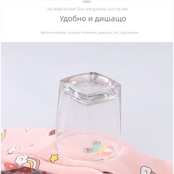 Памучен зимен спален чувал за бебета, с разделени крачета и подсилен дизайн